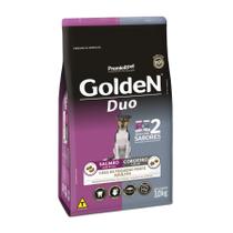 Ração Golden Duo Cães Pequeno Porte Adultos Salmão e Cordeiro 3kg