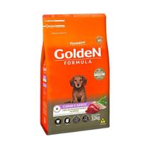 Ração Golden Filhotes Mini Bits Carne e Arroz - 3 Kg