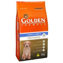 Racao golden form caes carne filhote m/g 15kg