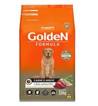 Ração Golden Formula Adulto Carne E Arroz 3 Kg