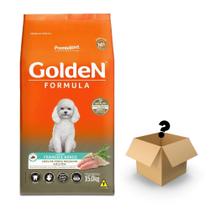Ração Golden Fórmula Cachorro Ad Mini Bits Frango/Arroz 15kg + Surpresa
