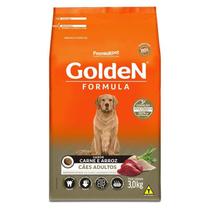 Ração golden formula cachorros adultos carne e arroz - 3kg