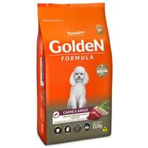 Ração golden formula cães adulto carne/arroz raças pequenas 15kg - PREMIER