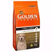 Ração Golden Formula Cães Adultos Carne E Arroz 15kg Ração Golden Formula Cães Adultos Carne E Arroz 15kg