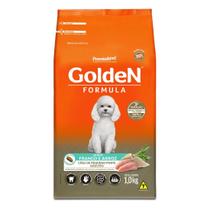 Ração Golden Fórmula Cães Adultos Mini E Pequeno sabor Frango e Arroz 1 Kg