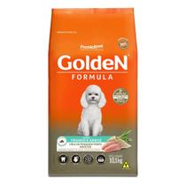 Ração Golden Fórmula Cães Adultos Mini e Pequeno sabor Frango e Arroz 10,1 Kg