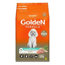Ração Golden Fórmula Cães Adultos Mini e Pequeno sabor Frango e Arroz 3 Kg
