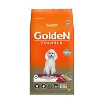 Ração Golden Formula Cães Adultos Raças Pequenas Carne e Arroz Mini Bits 15 kg