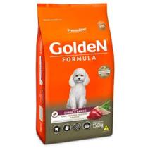 Ração Golden Formula Cães Adultos Raças Pequenas Carne e Arroz Mini Bits 15 kg