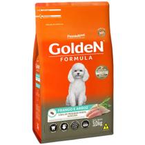 Ração Golden Fórmula Cães Adultos Raças Pequenas Frango e Arroz Mini Bits