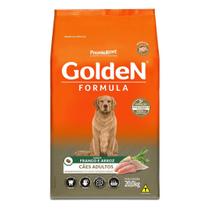 Ração Golden Fórmula Cães Adultos sabor Frango e Arroz 20 Kg