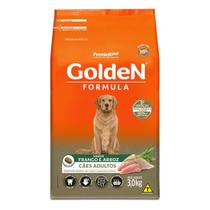 Ração Golden Fórmula Cães Adultos sabor Frango e Arroz 3 Kg