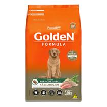 Ração Golden Fórmula Cães Adultos sabor Frango e Arroz 3 Kg Ração Golden Fórmula Cães Adultos sabor Frango e Arroz 3 Kg