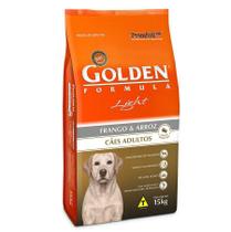 Ração Golden Fórmula Light Para Cães Adultos 15Kg - Premier Pet