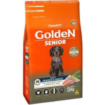 Ração GoldeN Formula Mini Bits Cachorros Raças Pequenas Sênior Frango e Arroz 3,0kg