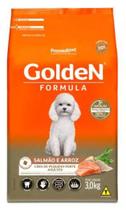 Ração Golden Fórmula Mini Bits Cães ad pp Salmão e Arroz 3kg Ração Golden Fórmula Mini Bits Cães ad pp Salmão e Arroz 3kg