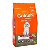 Ração Golden Fórmula Mini Bits Para Cães Adultos de Porte Pequeno Sabor Carne e Arroz 10,1kg Ração Golden Fórmula Mini Bits Para Cães Adultos de Porte Pequeno Sabor Carne e Arroz 10,1kg