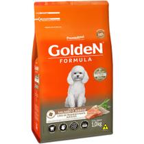 Ração Golden Fórmula Mini Bits Para Cães Adultos de Porte Pequeno Sabor Salmão e Arroz 1 kg Ração Golden Fórmula Mini Bits Para Cães Adultos de Porte Pequeno Sabor Salmão e Arroz 1 kg