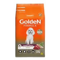 Ração Golden Fórmula Mini Bits Para Cães Adultos Pequeno Porte Carne e Arroz 15Kg
