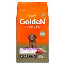 Ração Golden Fórmula Mini Bits Para Cães Filhotes Sabor Carne e Arroz 10,1 Kg - PREMIER