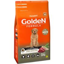 Ração Golden Fórmula Para Cães Adultos Sabor Carne e Arroz 3 kg Ração Golden Fórmula Para Cães Adultos Sabor Carne e Arroz 3 kg