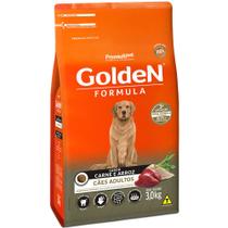 Ração Golden Fórmula Para Cães Adultos Sabor Carne e Arroz 3 Kg