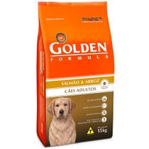 Ração Golden Fórmula Para Cães Adultos Sabor Salmão e Arroz 15 kg