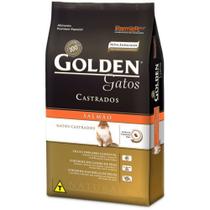 Ração Golden Gato adulto Castrado - Salmão - 10,1kg