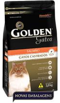 Ração Golden Gato adulto Castrado - Salmão - 10,1kg