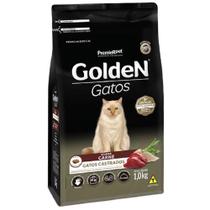 Ração Golden Gato Castrado Carne 1 E 3 Kg