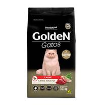 Ração Golden Gatos Adultos Carne - 10,1kg