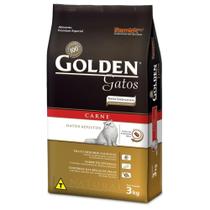 Ração Golden Gatos Adultos Carne 3 kg - PremieR Pet