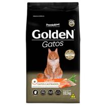 Ração GoldeN gatos adultos castrados salmão 10,1kg