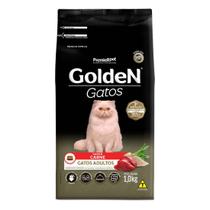 Ração Golden Gatos Adultos sabor Carne e Arroz 1 Kg