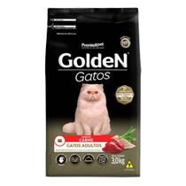 Ração Golden Gatos Adultos sabor Carne e Arroz 3 Kg