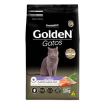 Ração Golden Gatos Adultos sabor Salmão 3 Kg Ração Golden Gatos Adultos sabor Salmão 3 Kg