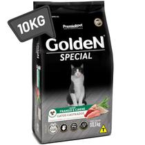 Ração Golden Gatos Castrados 10kg Frango e Carne