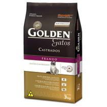 Ração Golden Gatos Castrados Frango 3 kg - PremieR Pet