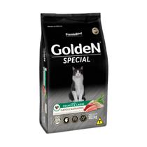 Ração Golden Gatos Castrados Sabor Frango e Carne 10,1kg