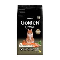 Ração Golden Gatos Castrados Salmão - 1 Kg - Premier