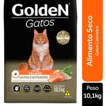 Ração Golden Gatos Castrados Salmão 10 kg Ração Golden Gatos Castrados Salmão 10 kg