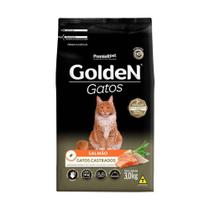 Ração Golden Gatos Castrados Salmão - 3 Kg Ração Golden Gatos Castrados Salmão - 3 Kg