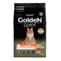 Ração GOLDEN GATOS CASTRADOS SALMÃO 3KG