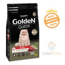 Ração Golden Gatos Formula Adultos Carne 3 Kg