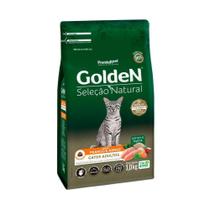 Ração Golden Gatos Seleção Natural Adultos Frango e Arroz - 1 Kg