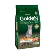 Ração Golden Gatos Seleção Natural Adultos Frango e Arroz - 10,1 Kg - Premier