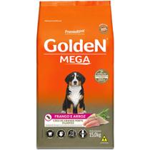 Ração Golden Mega para Cães Filhotes Raças Grandes Sabor Frango e Arroz 15 kg Ração Golden Mega para Cães Filhotes Raças Grandes Sabor Frango e Arroz 15 kg