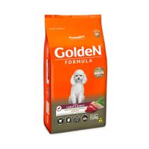 Ração Golden Mini Bits Para Cães Adultos de Porte Pequeno Sabor Carne e Arroz 15 kg - premier pet