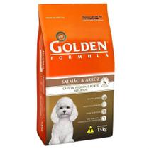 Ração Golden Mini Cães Adultos Sabor Salmão E Arroz 15Kg