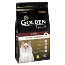 Ração Golden para Gatos Adultos Castrados Sabor Carne 1kg - Premier
